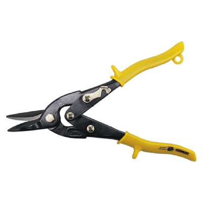 thumbnail image 2 of 10" Straight Cut Aviation Snips - Serrated Jaws For Clean Metal Cuts, Color Coded Handles 2 of 6