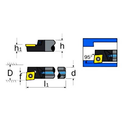 Carbide Shank Boring Bars - Screw-On